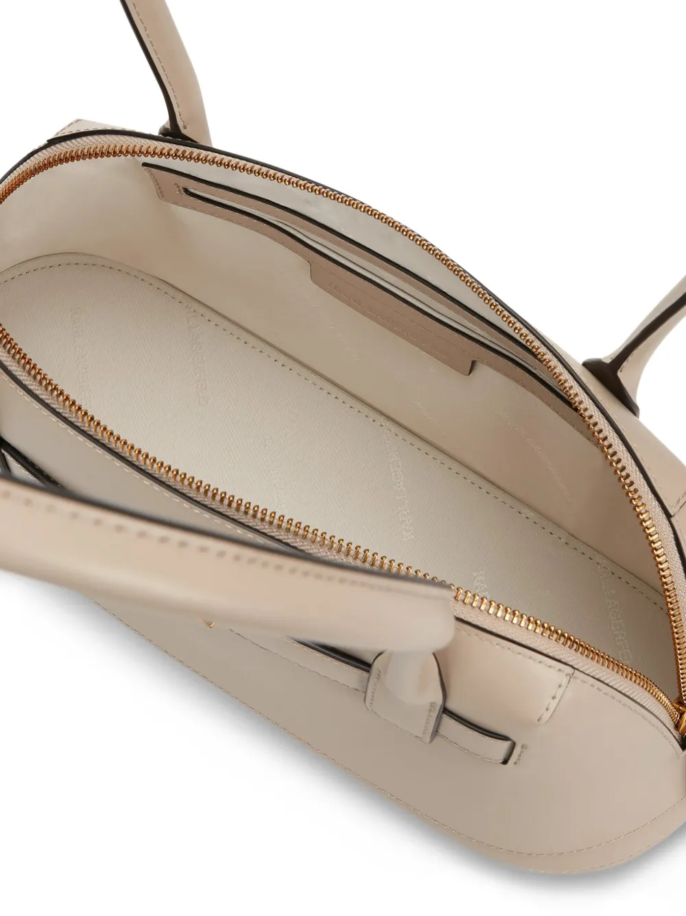 Karl Lagerfeld medium K Autograph shoulder bag Beige