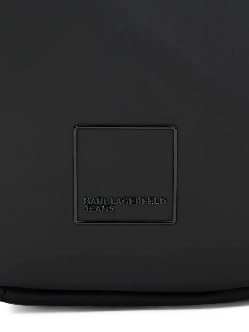Karl Lagerfeld Jeans hardcase messenger bag Zwart