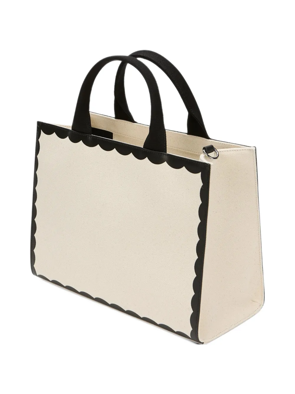Karl Lagerfeld medium 21 Rue St-Guillaume scallop tote bag Beige