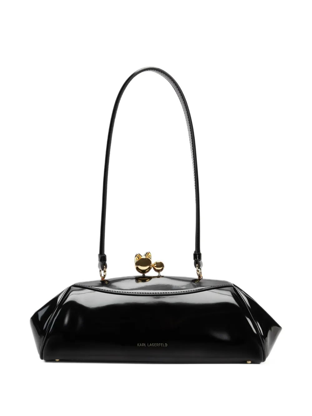 Karl Lagerfeld Borsa a spalla K/Bisous allungata - Nero