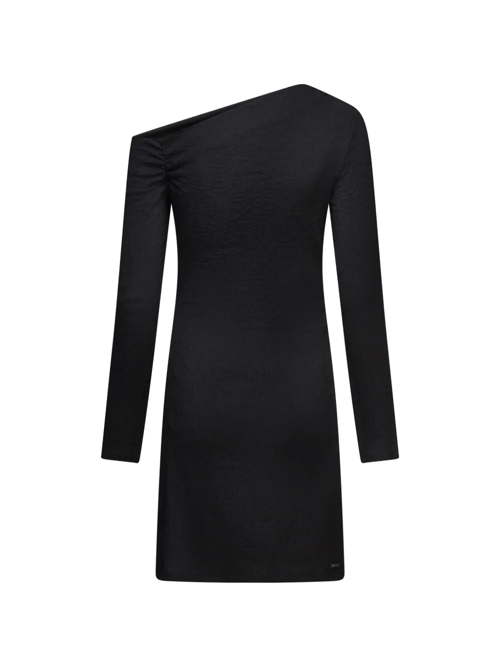 Karl Lagerfeld Jeans off-shoulder long-sleeved mini dress Zwart