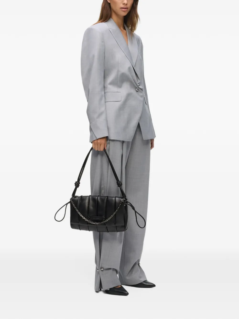 Karl Lagerfeld Schoudertas met afwerking Zwart