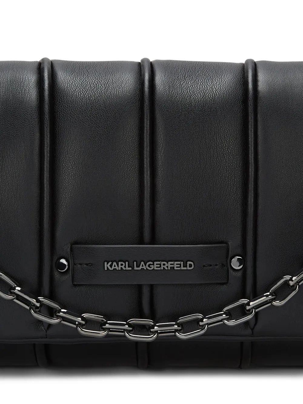 Karl Lagerfeld Schoudertas met afwerking Zwart