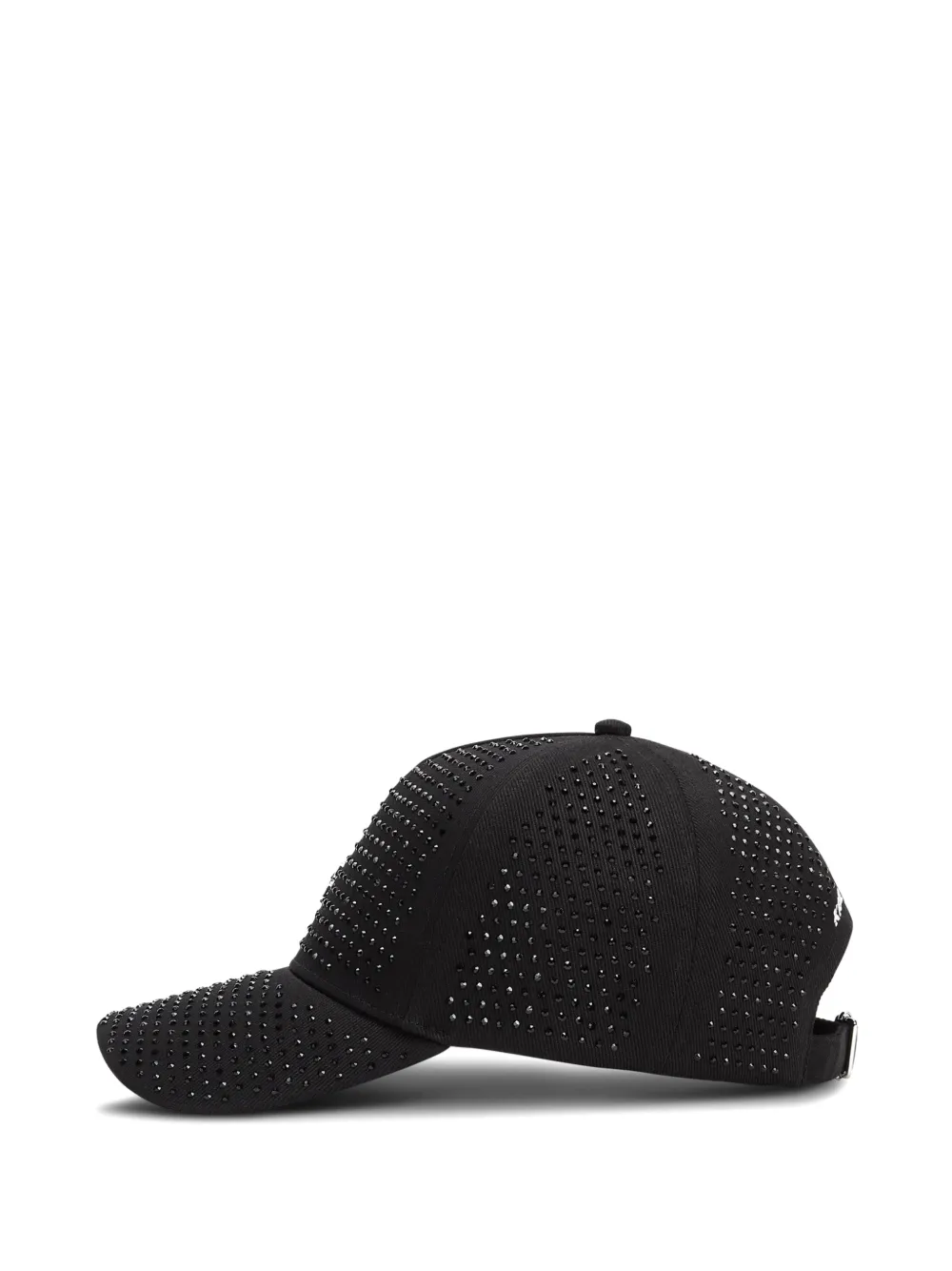 Karl Lagerfeld Ikon rhinestone-embellished cap Zwart