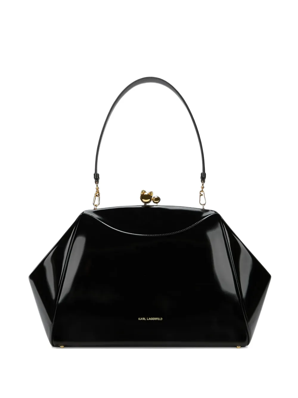 Karl Lagerfeld K Bisous shopper Zwart