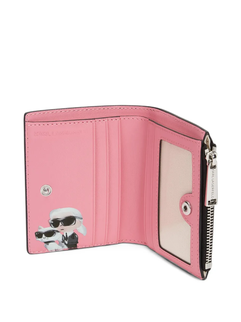 Karl Lagerfeld Ikon bifold wallet Zwart
