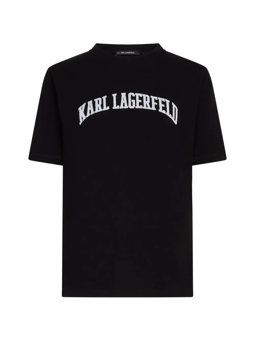Karl Lagerfeld logo-print T-shirt - Nero
