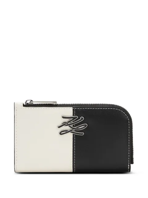 Karl Lagerfeld K/Autograph curved bi-fold wallet