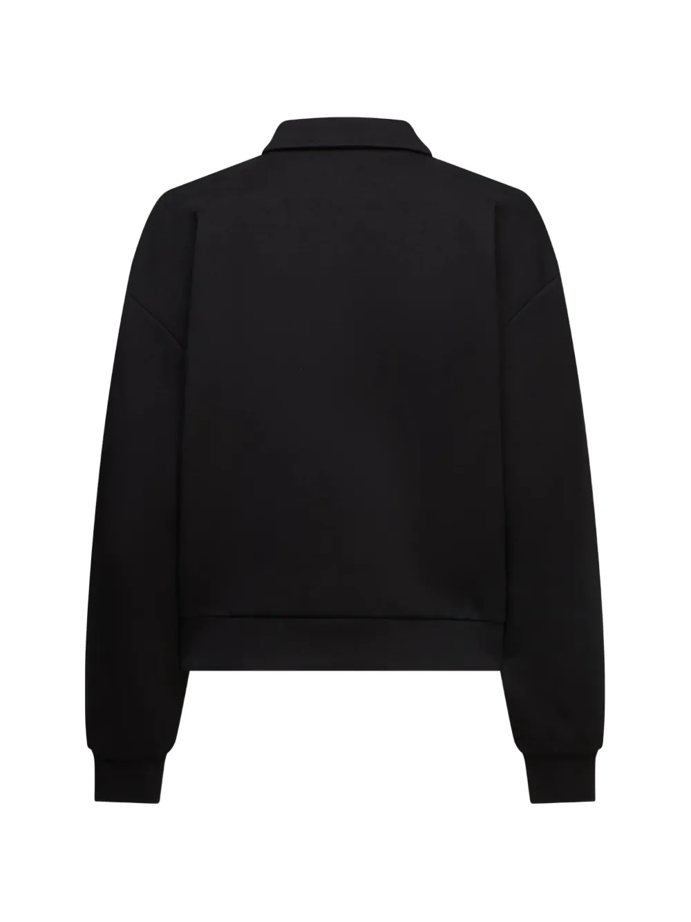 Karl Lagerfeld Jeans logo-print polo sweater Zwart