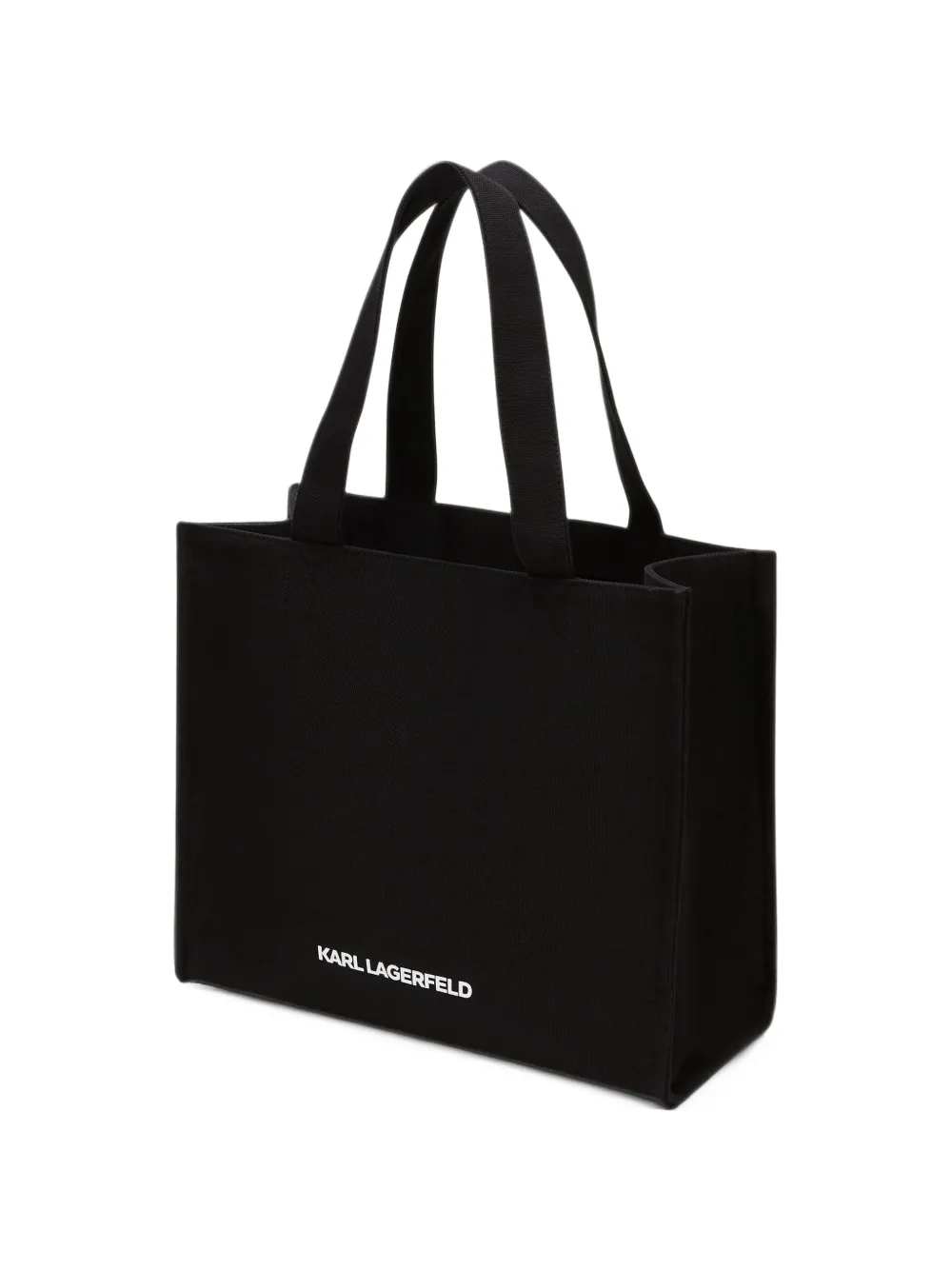 Karl Lagerfeld medium Ikon logo-detail tote bag Zwart