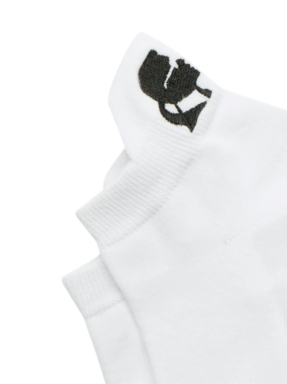 Karl Lagerfeld Kameo short socks (set of five) Wit