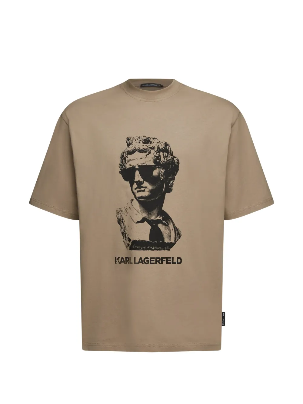 Karl Lagerfeld Rome statue T-shirt - Toni neutri