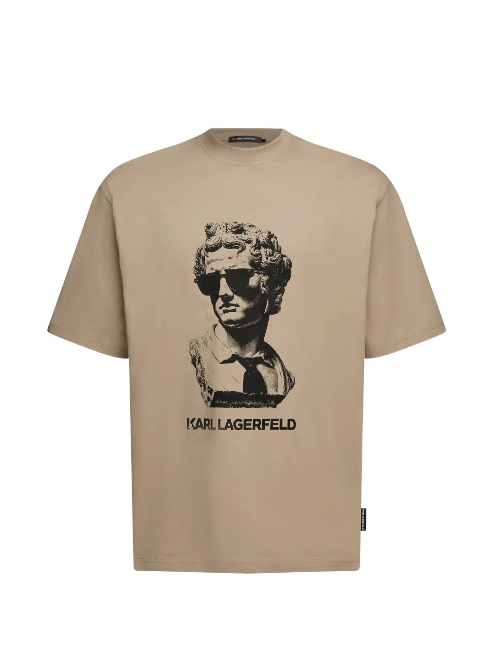 Karl Lagerfeld Rome statue T-shirt - Toni neutri