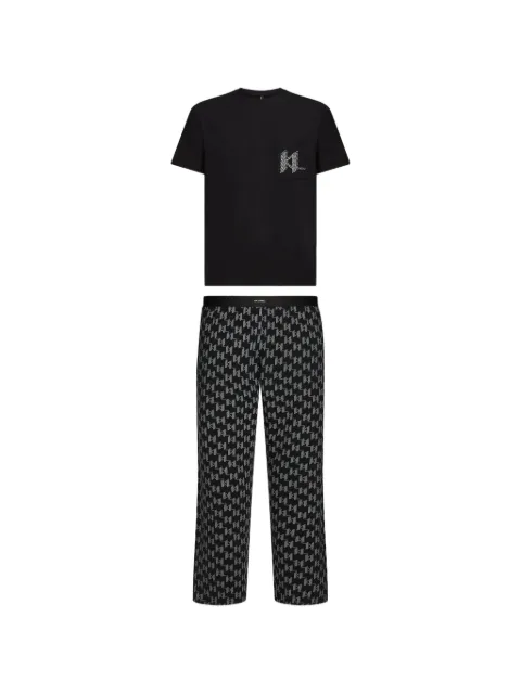 Karl Lagerfeld monogram pajamas