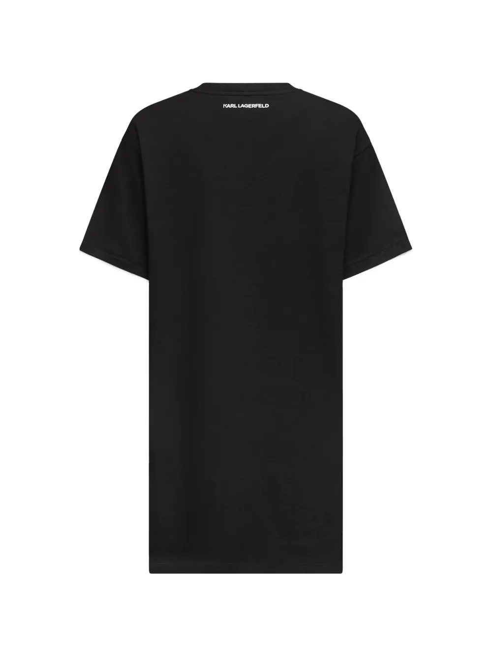 Karl Lagerfeld Ikon graphic-print nightdress Zwart