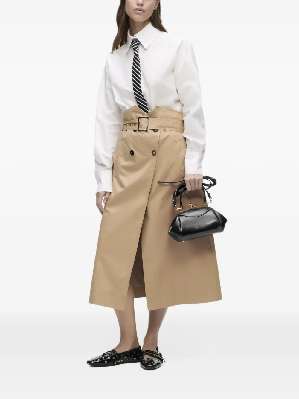 Karl Lagerfeld K Bisous shopper Zwart