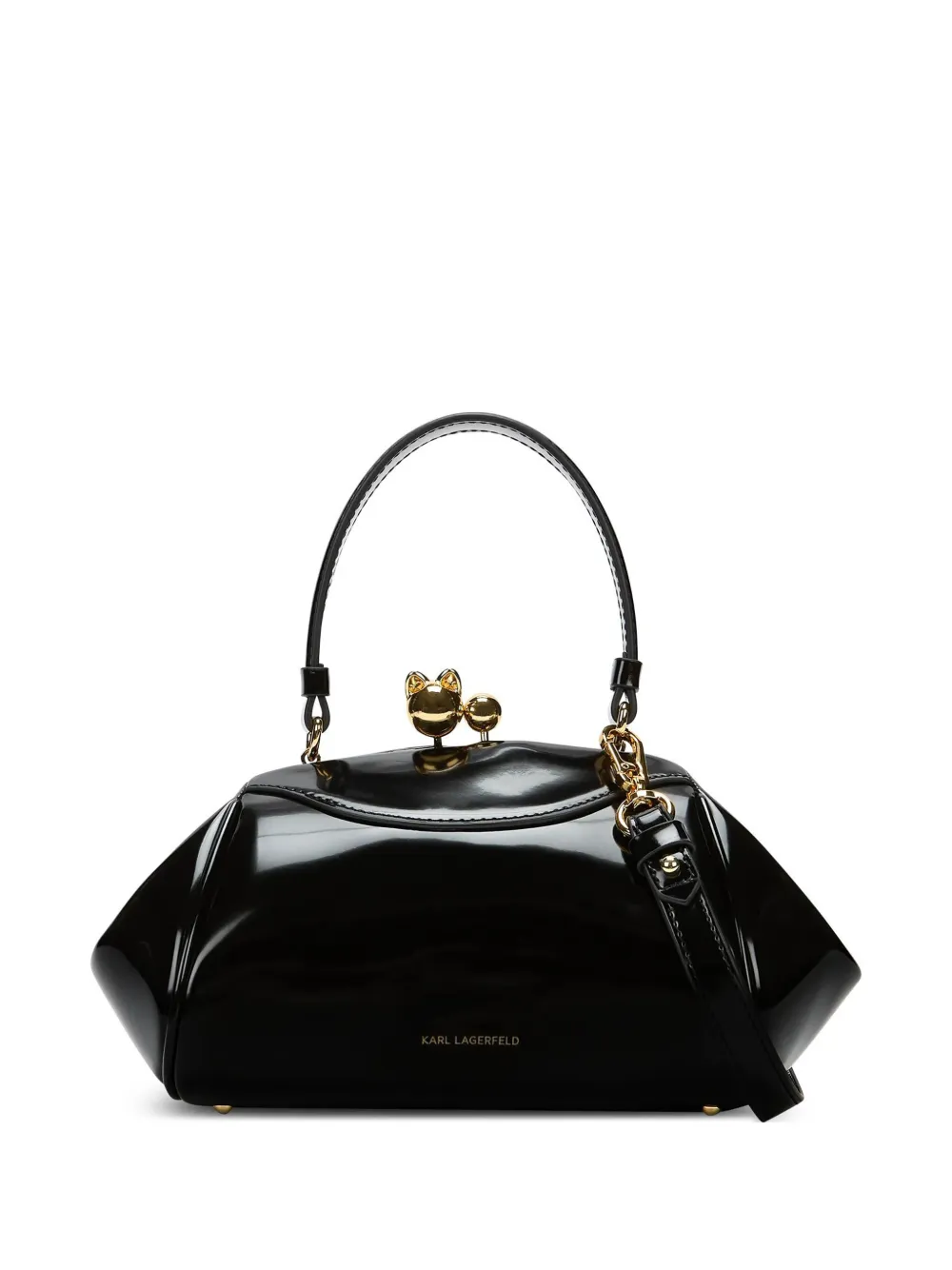 Karl Lagerfeld K Bisous shopper Zwart