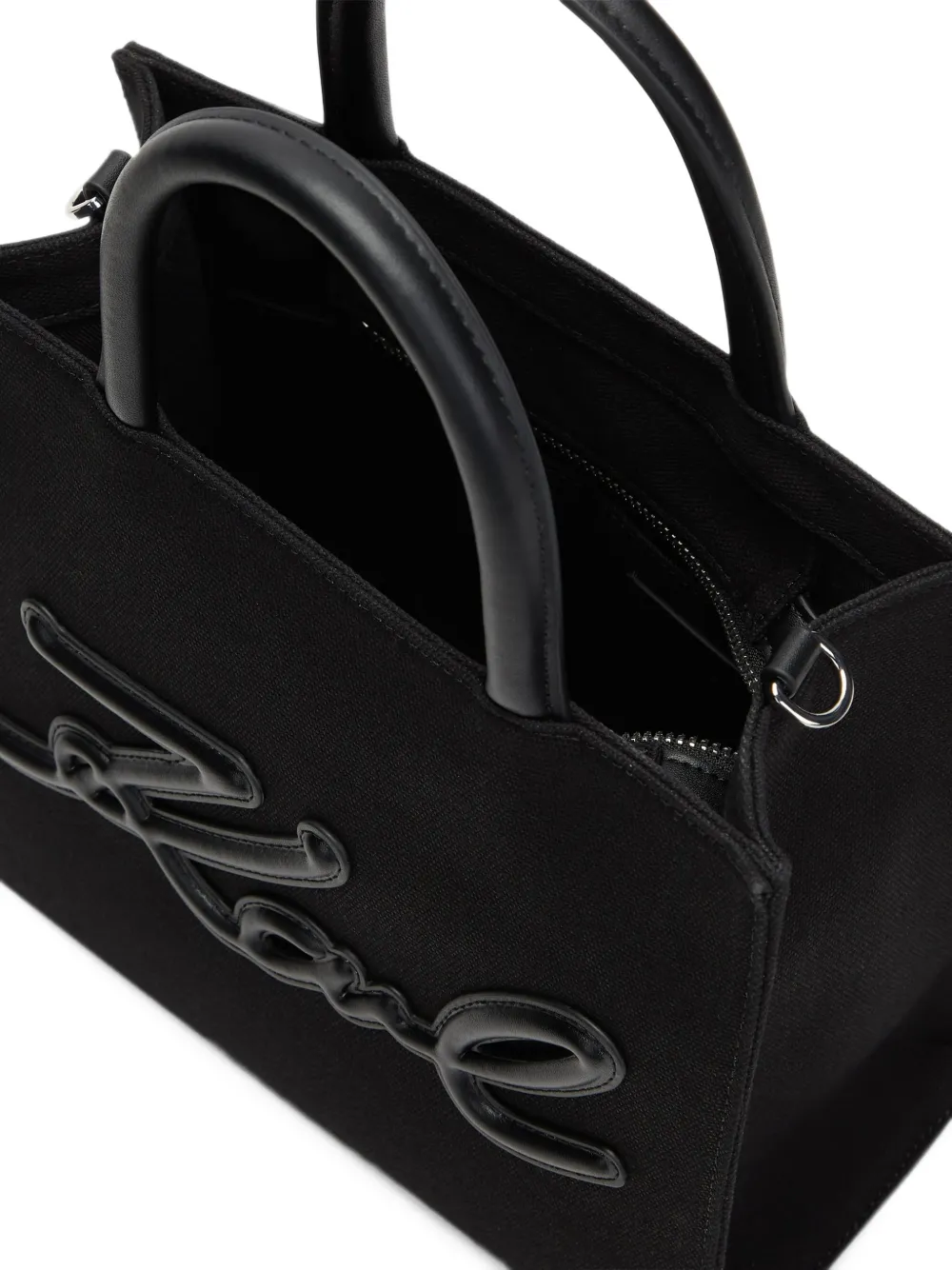 Karl Lagerfeld K Signature logo-detail tote bag Zwart