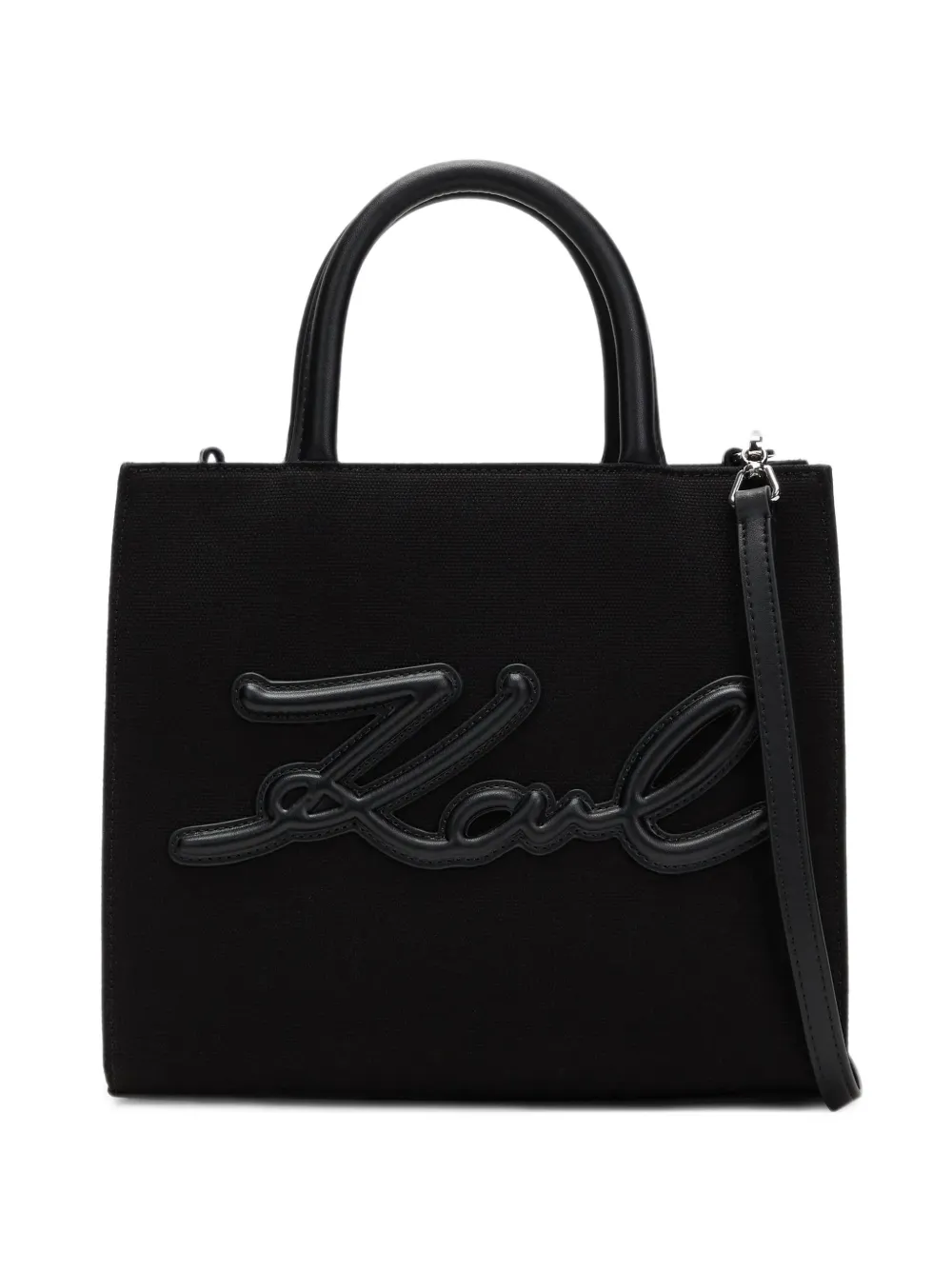 Karl Lagerfeld K/Signature logo-detail tote bag - Nero