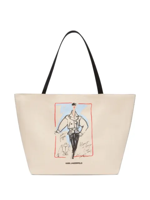 Karl Lagerfeld K/Essential logo-detail tote bag