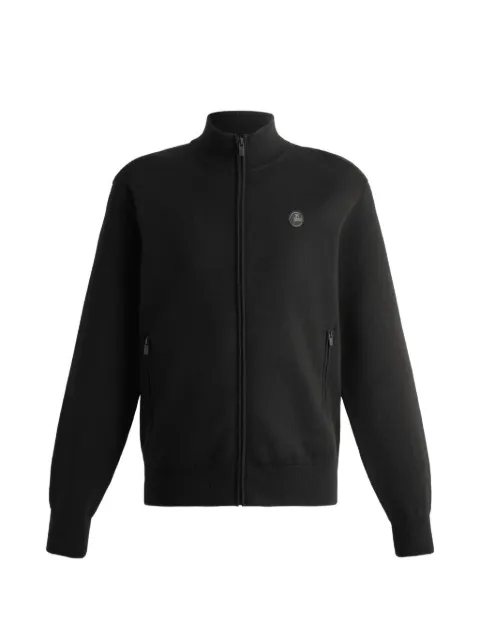 Fusalp zip-up logo-patch jacket