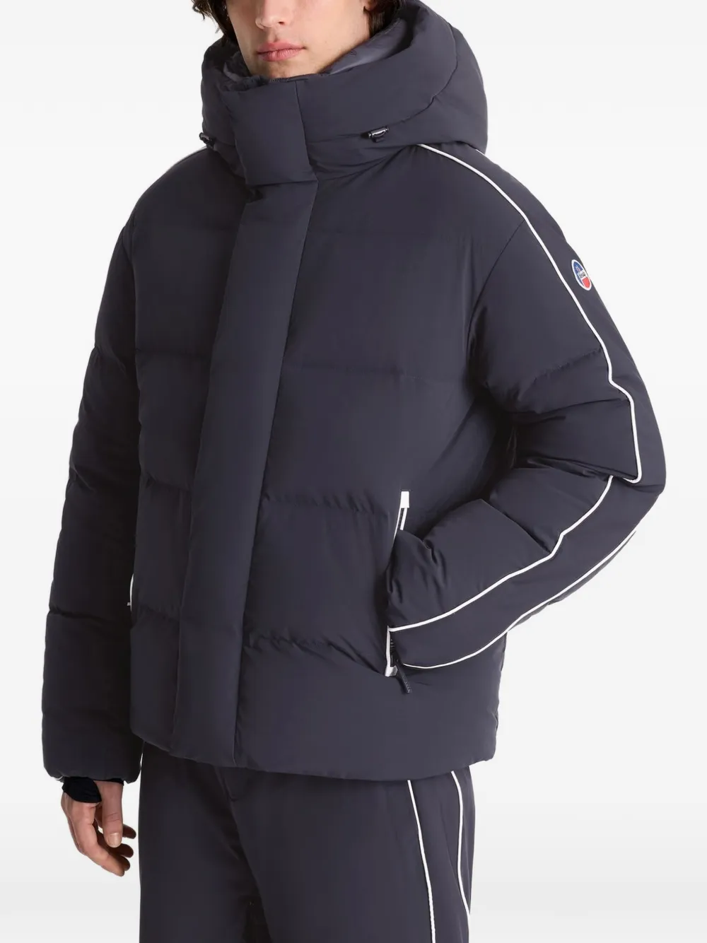 Fusalp Atila Graphic quilted ski jacket Blauw