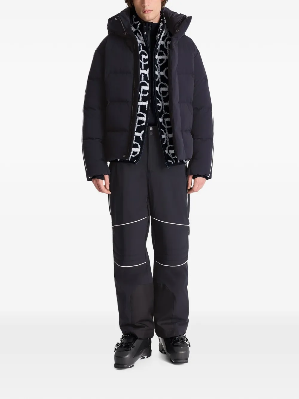Fusalp Atila Graphic quilted ski jacket Blauw