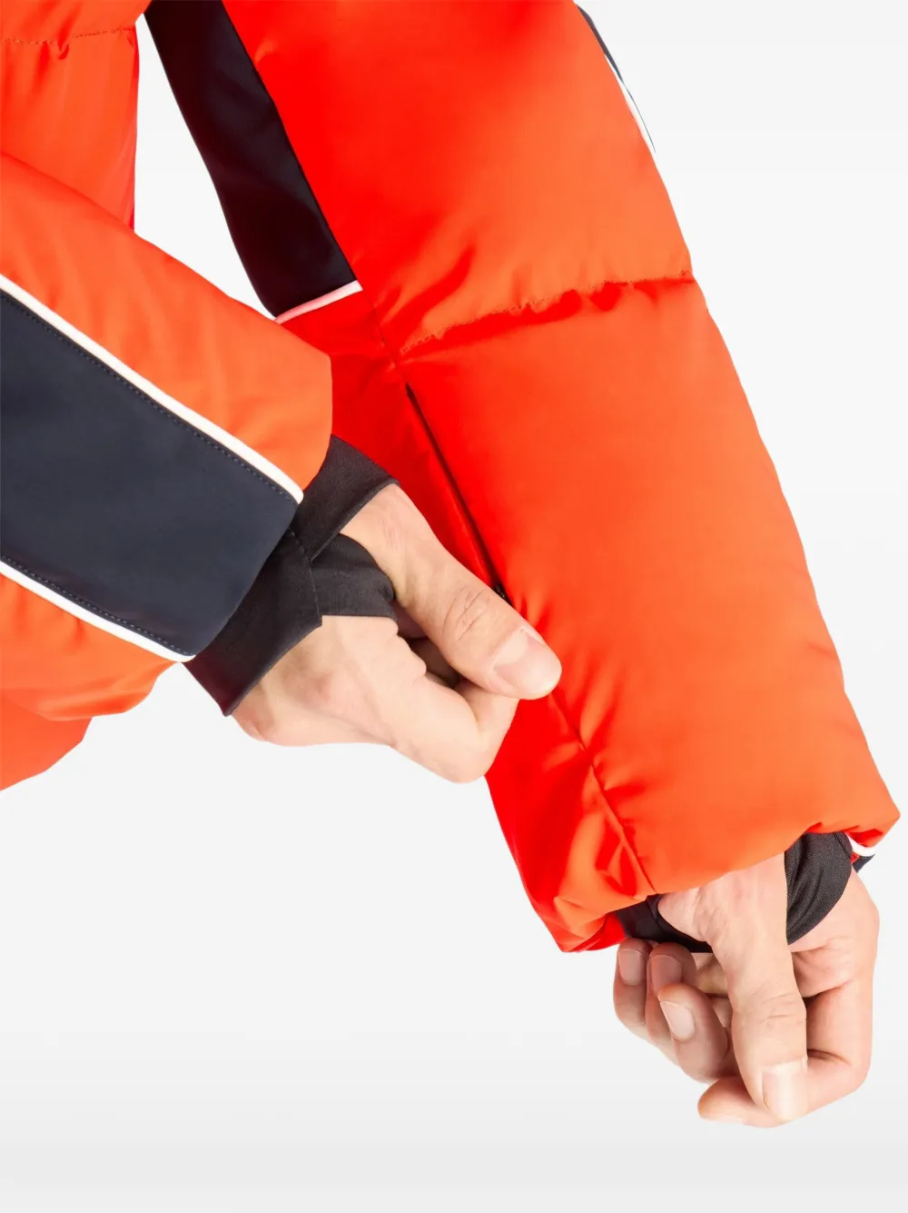 Fusalp Atila Graphic quilted ski jacket Oranje
