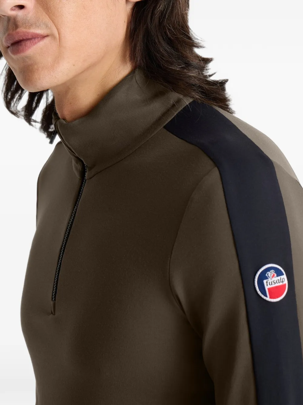 Fusalp Alpille zip-up sweater Groen