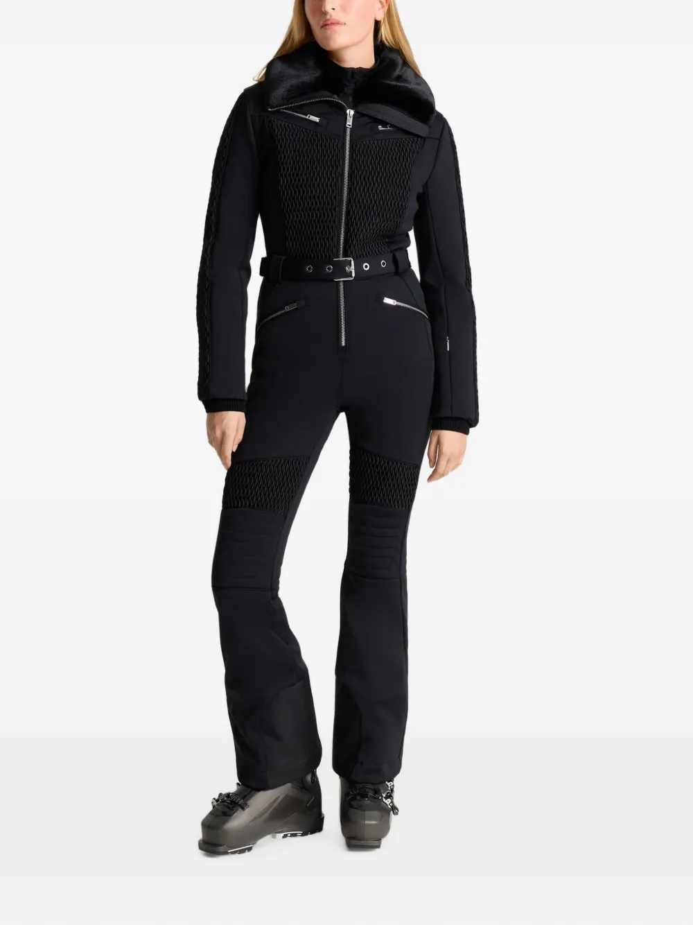 Fusalp Montanetta all-in-one ski suit Zwart