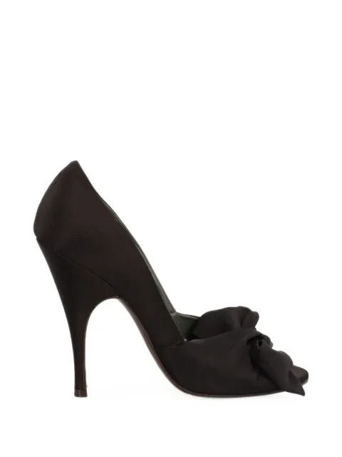 Marc Jacobs Vintage bow-detail open-toe pumps