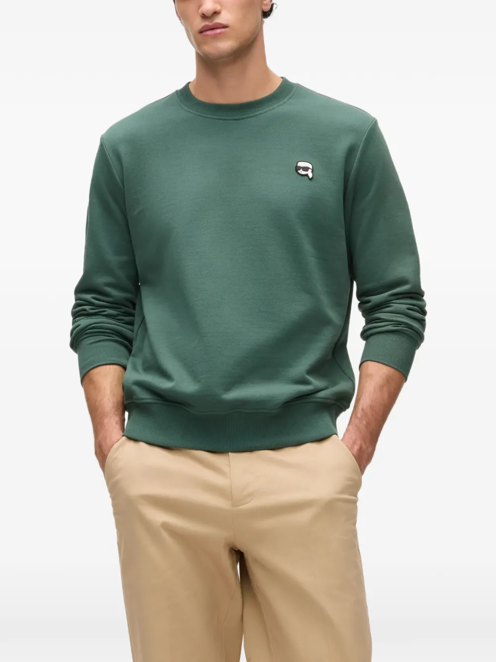 Karl Lagerfeld Ikon sweatshirt Groen