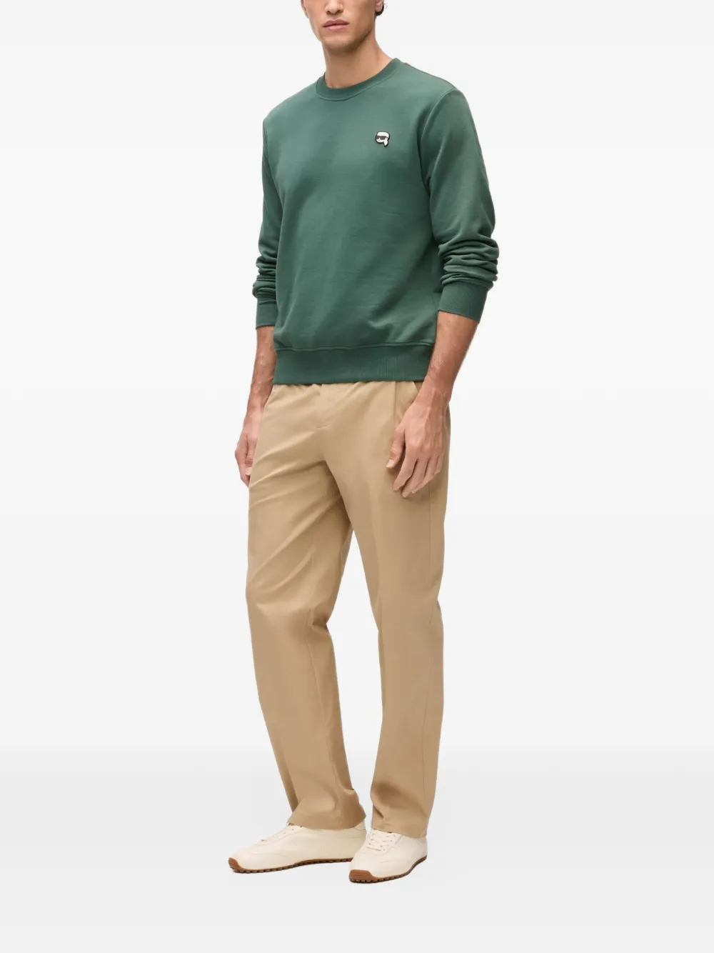 Karl Lagerfeld Ikon sweatshirt Groen