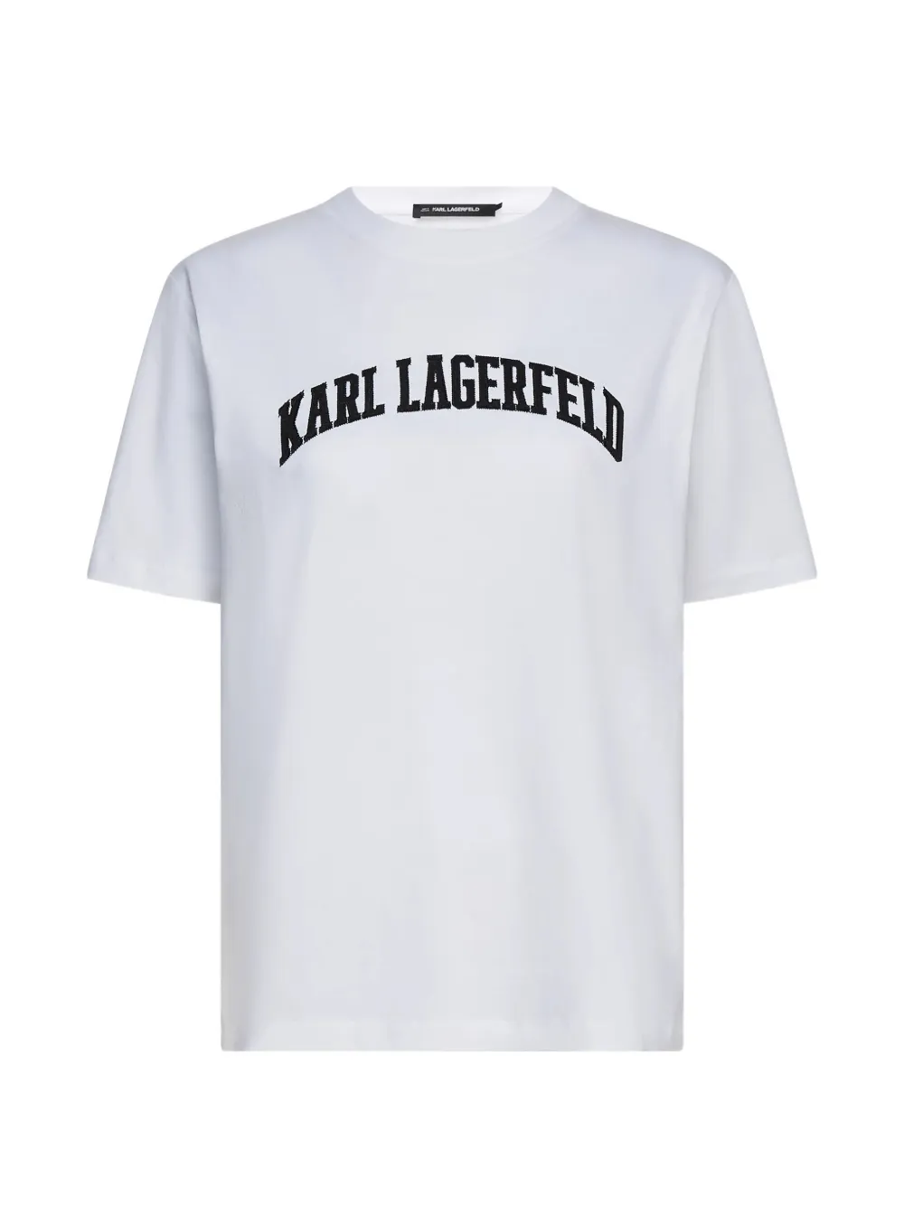 Karl Lagerfeld Collegiate logo T-shirt - Bianco