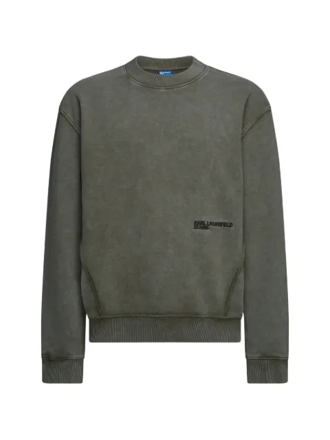 Karl Lagerfeld Jeans logo-embroidered sweater