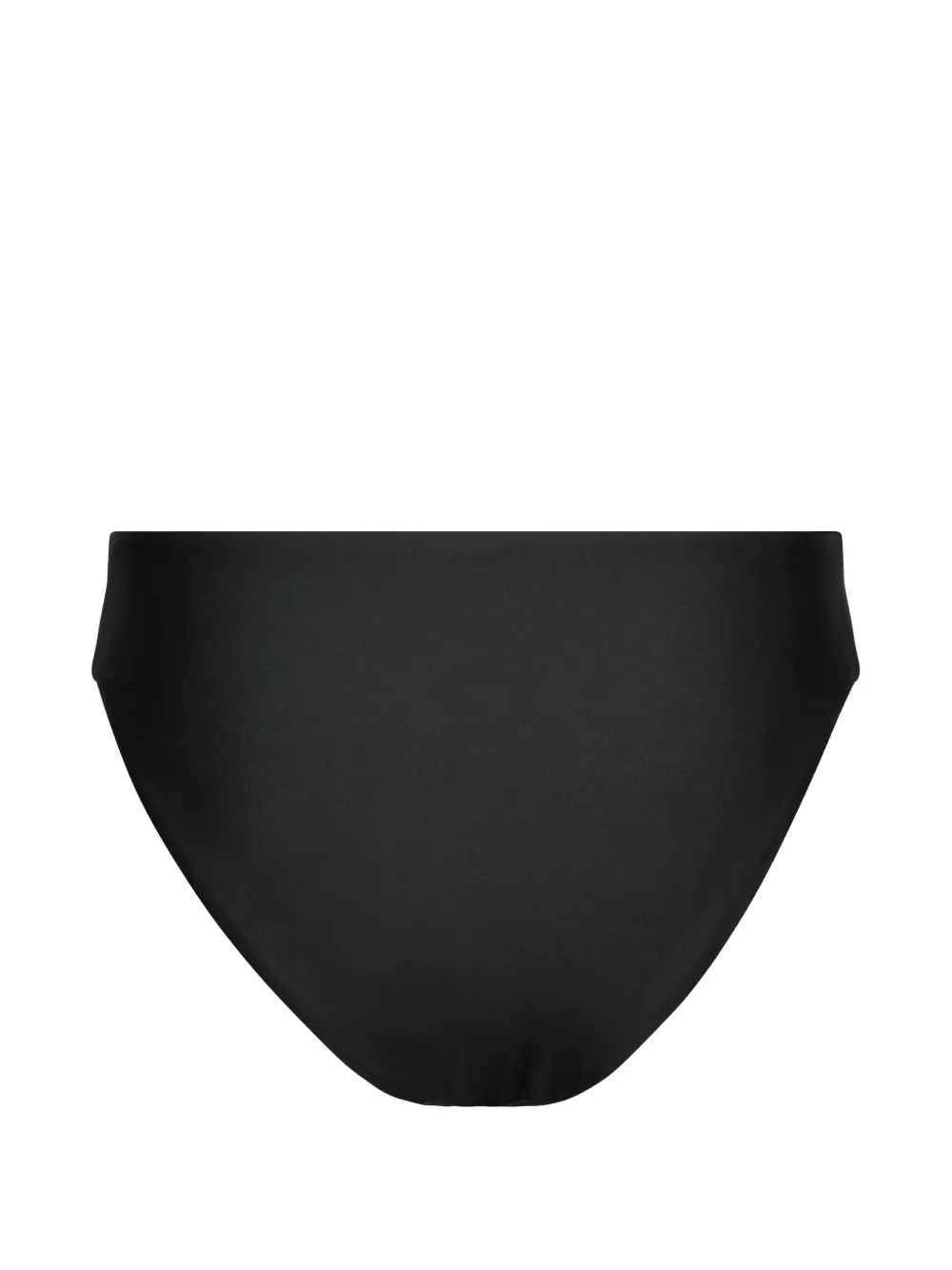 Karl Lagerfeld Signature contrast-trim bikini bottoms Zwart