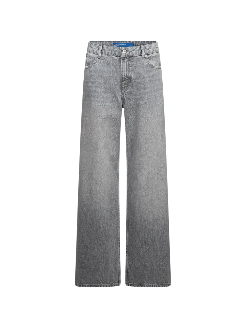 Karl Lagerfeld Jeans low-rise wide-leg jeans - Grigio