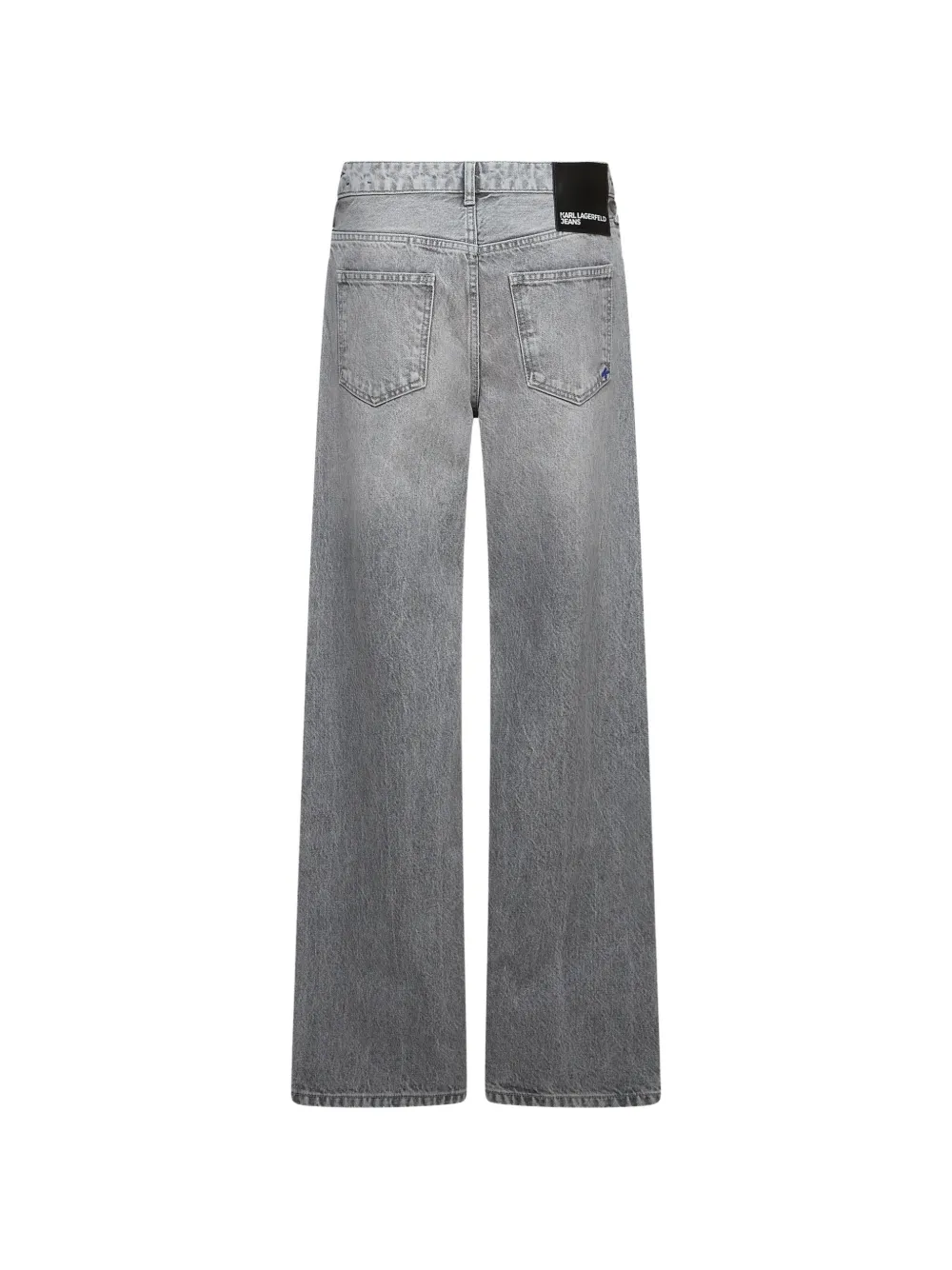Karl Lagerfeld Jeans low-rise wide-leg jeans Grijs