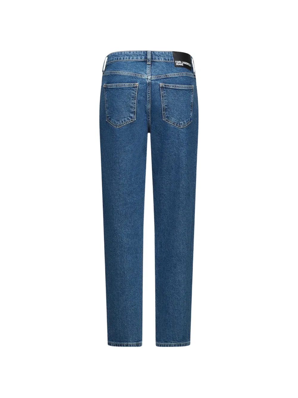 Karl Lagerfeld Jeans stone-washed mom jeans Blauw