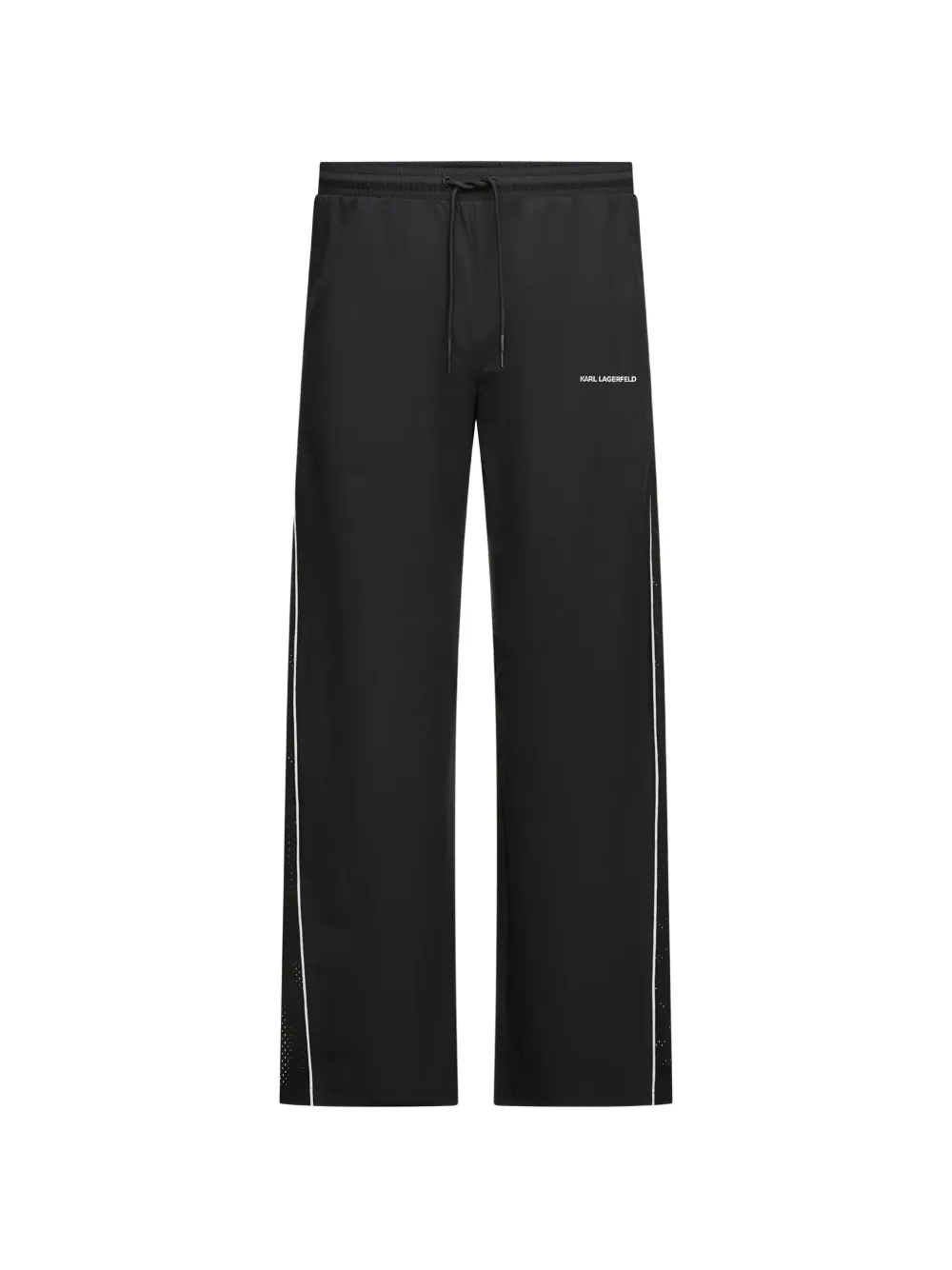Karl Lagerfeld Pantaloni con stampa - Nero