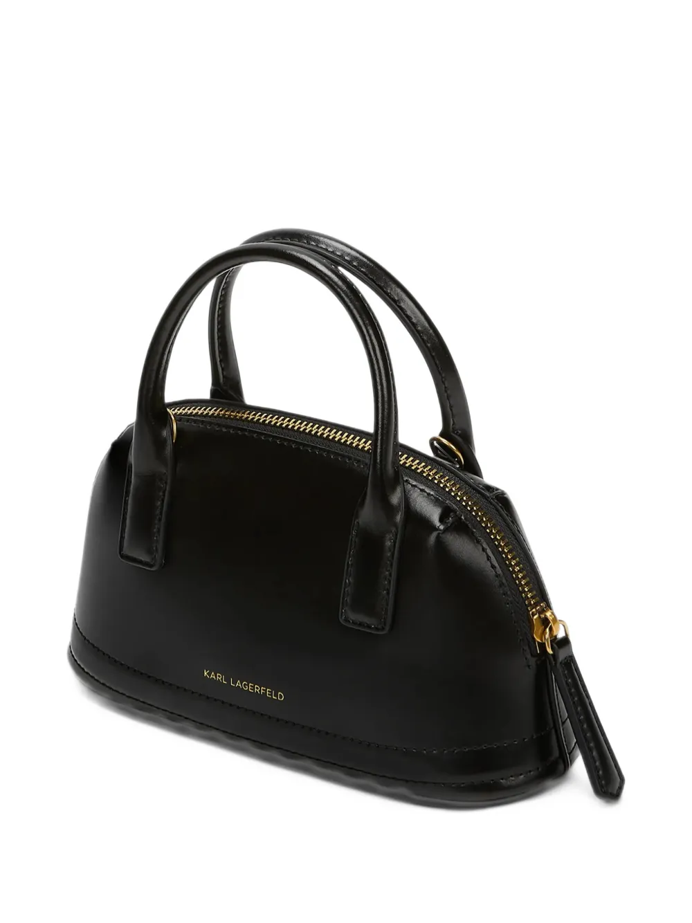 Karl Lagerfeld K Autograph bowling tote bag Zwart