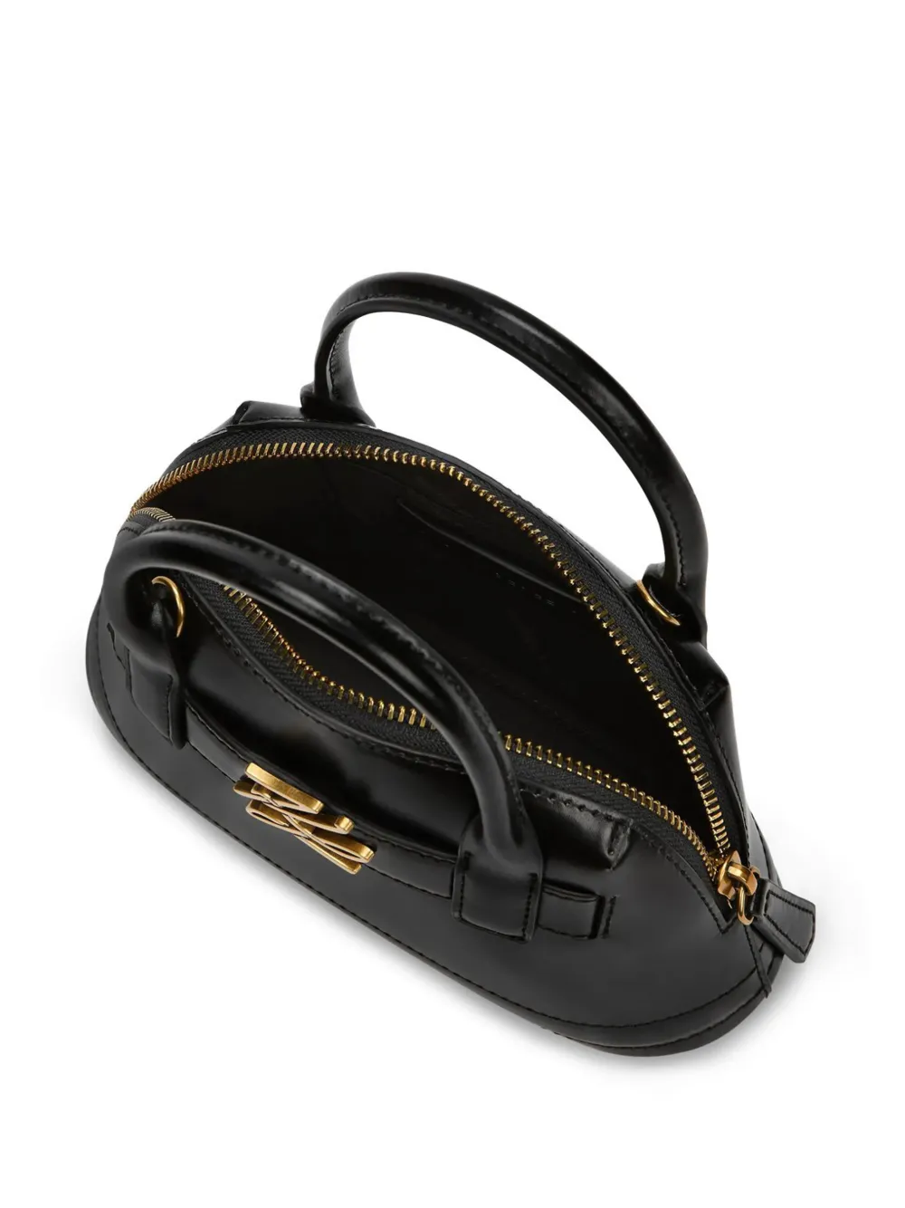 Karl Lagerfeld K Autograph bowling tote bag Zwart