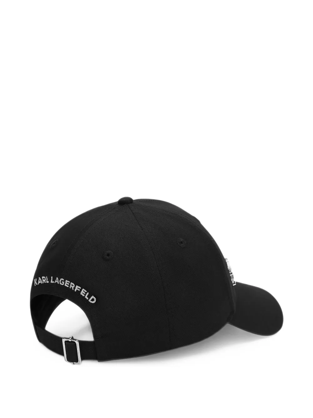 Karl Lagerfeld K Autograph logo-plaque cap Zwart