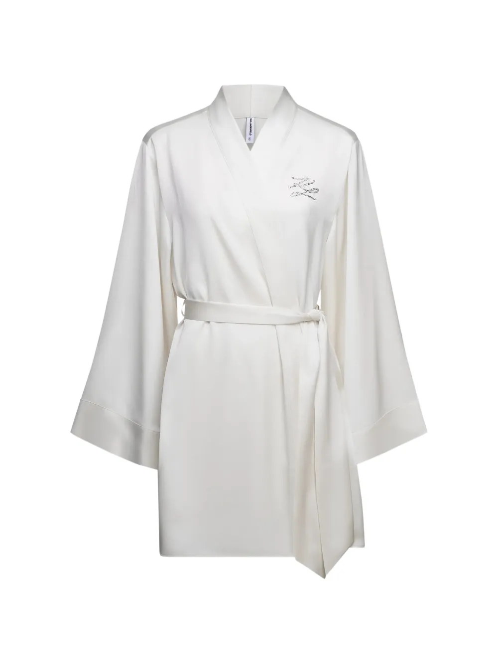 Karl Lagerfeld Autograph rhinestone bathrobe Beige