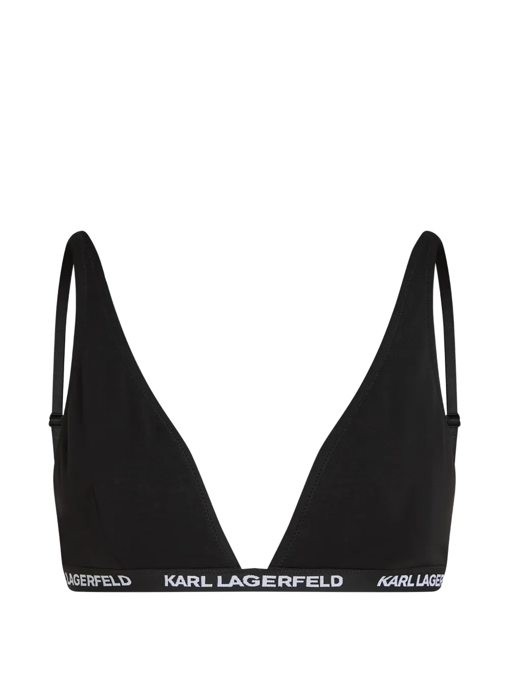 Karl Lagerfeld Reggiseno a triangolo - Nero