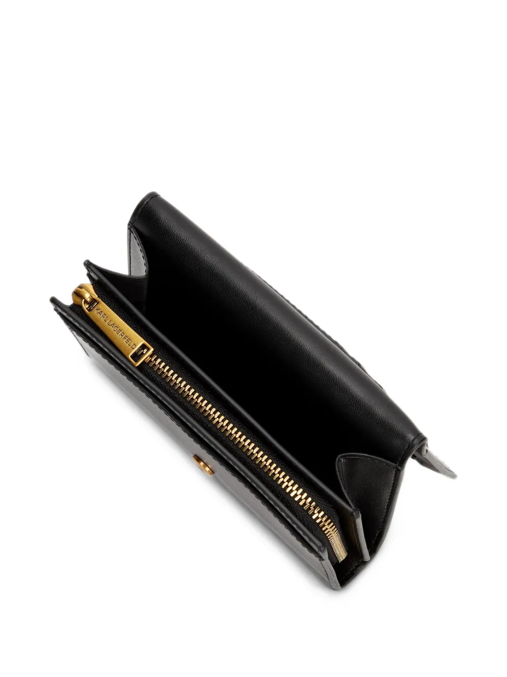 Karl Lagerfeld K Autograph flap wallet Zwart