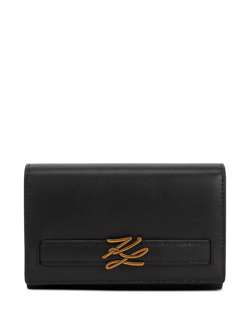 Karl Lagerfeld K/Autograph flap wallet - Nero