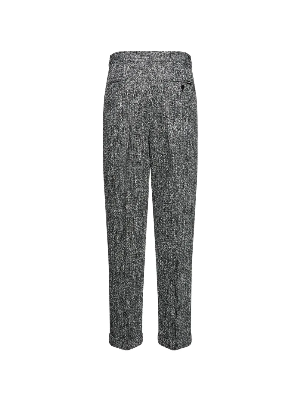 Karl Lagerfeld bouclé pleated trousers Grijs