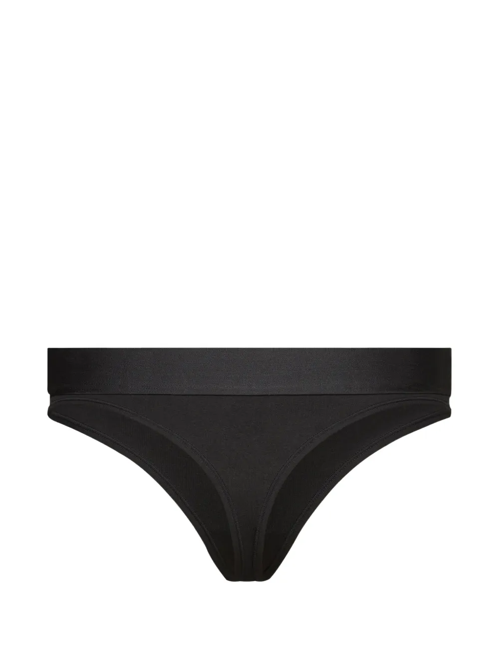 Karl Lagerfeld logo-patch thongs (set of seven) Zwart