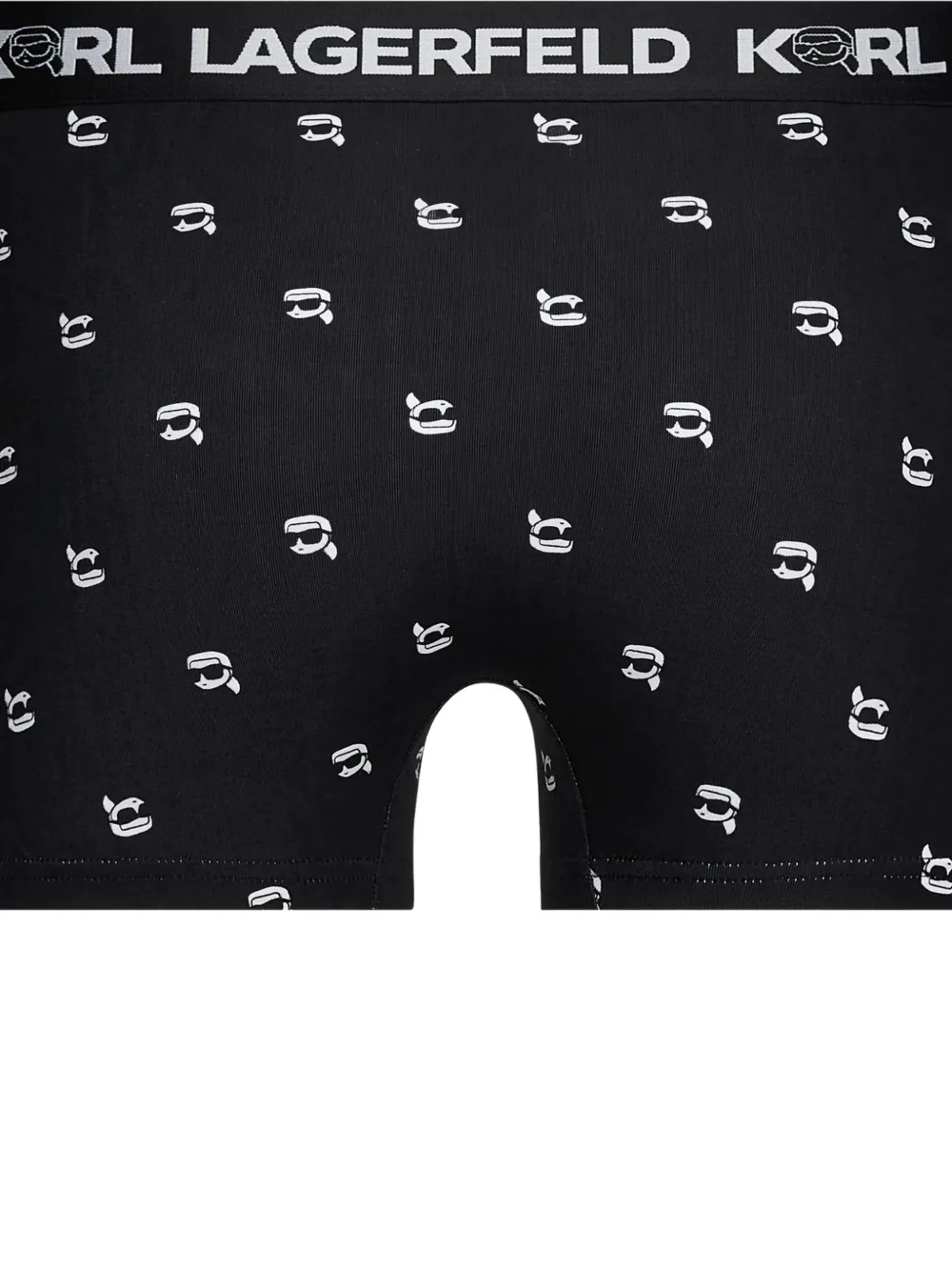 Karl Lagerfeld Vijf Ikon trunks met print Zwart